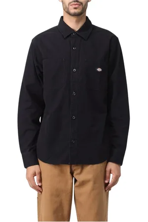 Dickies Heren, Overhemden, Zwart, Maat: XL Katoen