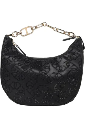 Twin-Set Dames, Tassen, Zwart, Maat: ONE Size Zijde