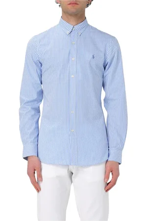 Ralph Lauren Heren, Overhemden, Blauw, Maat: XL Katoen