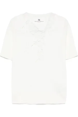 ERMANNO SCERVINO Dames, Tops, Wit, Maat: S