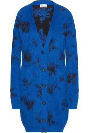 RED Valentino Dames, Truien, Blauw, Maat: XS