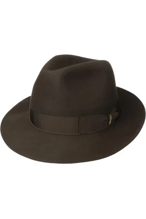 Borsalino Heren, Accessoires, Bruin, Maat: 59 CM Wol