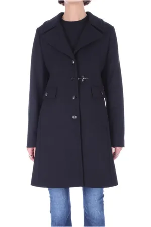 FAY Dames, Mantels, Blauw, Maat: XL Wol