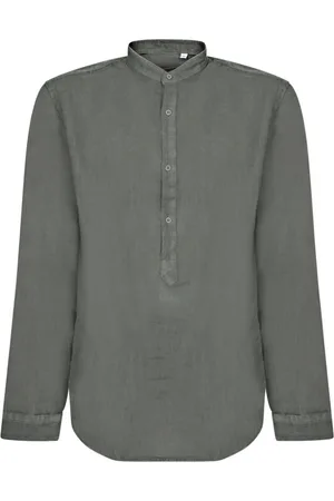 COSTUMEIN Heren, Overhemden, Groen, Maat: XL Linnen