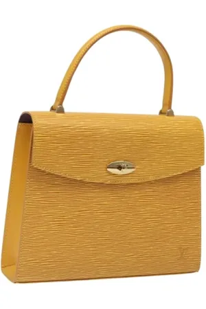 LOUIS VUITTON Dames, Pre-owned, Geel, Maat: ONE Size Leer