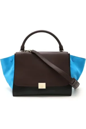 Céline Dames, Pre-owned, Blauw, Maat: ONE Size Leer