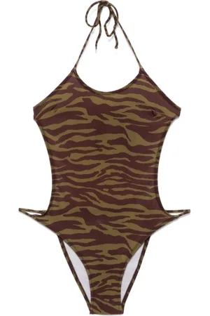 The Attico Dames, Badkleding, Veelkleurig, Maat: M Katoen