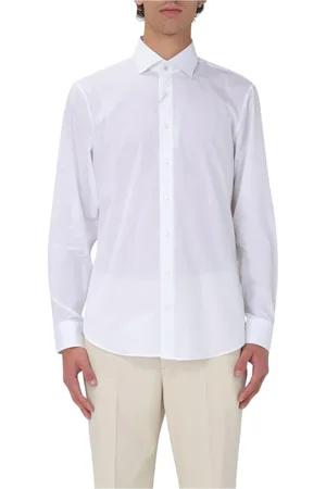 Michael Kors Heren, Overhemden, Wit, Maat: 3XL