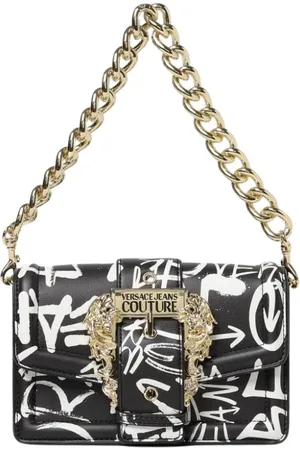 VERSACE Dames, Tassen, Zwart, Maat: ONE Size Leer