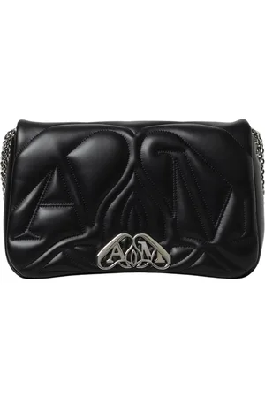 Alexander McQueen Dames, Tassen, Zwart, Maat: ONE Size Leer