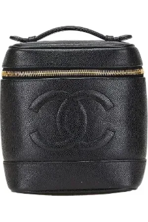 CHANEL Dames, Pre-owned, Zwart, Maat: ONE Size Leer