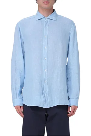 FAY Heren, Overhemden, Blauw, Maat: L