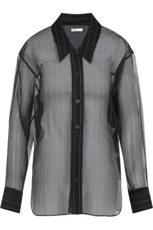 Khaite Dames, Blouses & Shirts, Zwart, Maat: XS Zijde