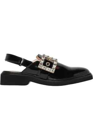 Roger Vivier Dames, Schoenen, Zwart, Maat: 38 1/2 EU Leer
