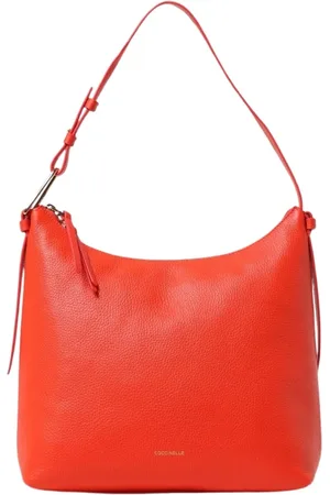 Coccinelle Dames, Tassen, Oranje, Maat: ONE Size Leer