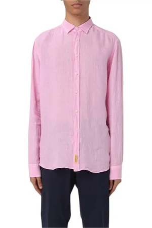 B.D.BAGGIES Heren, Overhemden, Roze, Maat: 2XL Linnen