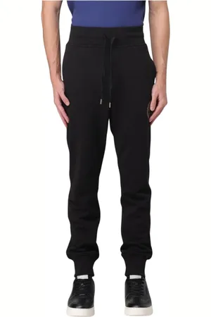 VERSACE Heren, Broeken, Zwart, Maat: XS Katoen
