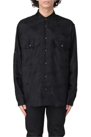Armani Exchange Heren, Overhemden, Zwart, Maat: L Zijde