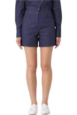 Colmar Dames, Korte broeken, Blauw, Maat: M Leer