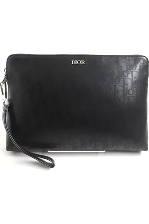 Dior Heren, Pre-owned, Zwart, Maat: ONE Size Leer