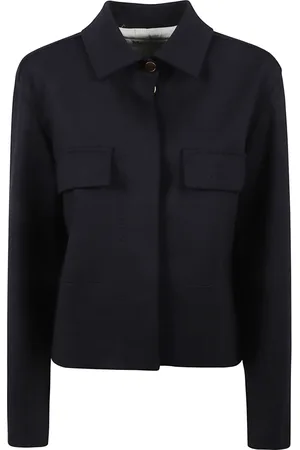 Max Mara Dames, Jassen, Zwart, Maat: XS Wol
