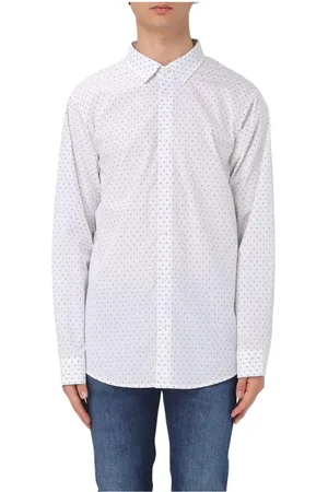 Armani Exchange Heren, Overhemden, Wit, Maat: S
