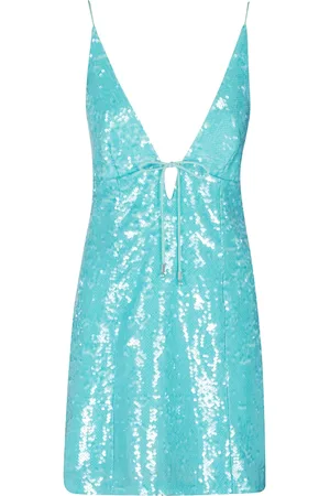 Sabina Musayev Dames, Jurken, Blauw, Maat: S