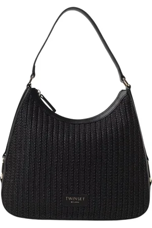 Twin-Set Dames, Tassen, Zwart, Maat: ONE Size Leer