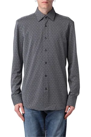 HUGO BOSS Heren, Overhemden, Blauw, Maat: S