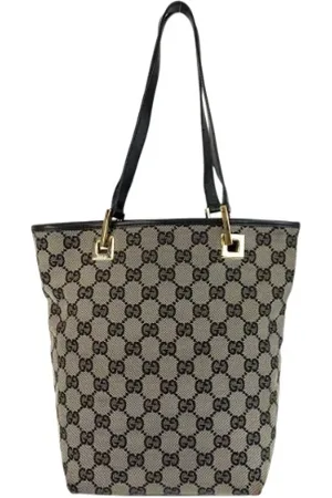 Gucci Dames, Pre-owned, Grijs, Maat: ONE Size Leer