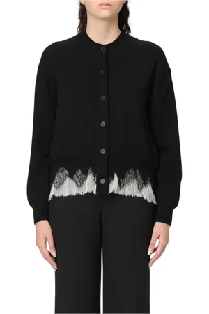 Alexander McQueen Dames, Truien, Zwart, Maat: S Kasjmier