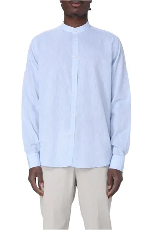 Manuel Ritz Heren, Overhemden, Blauw, Maat: 3XL Linnen