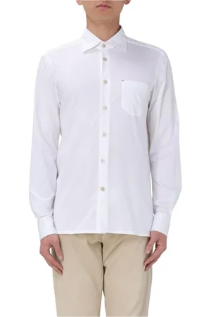 Kiton Heren, Overhemden, Wit, Maat: 3XL Wol
