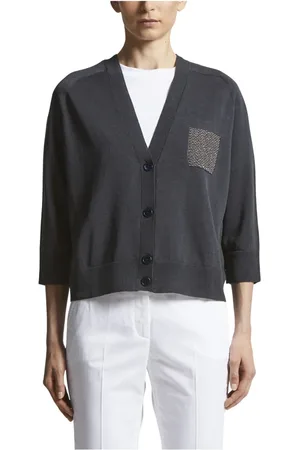 PESERICO SIGN Dames, Truien, Blauw, Maat: XL Katoen
