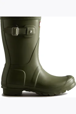 Hunter Dames, Schoenen, Groen, Maat: 38 EU Leer