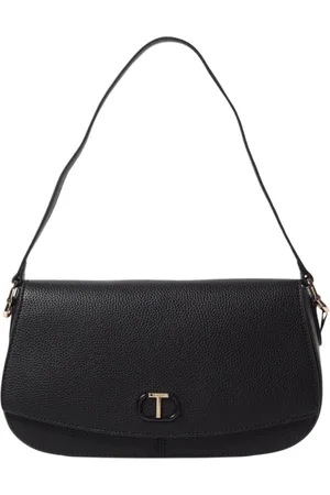 Twin-Set Dames, Tassen, Zwart, Maat: ONE Size Leer