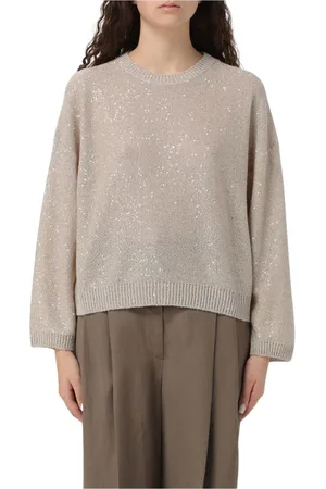 Brunello Cucinelli Dames, Truien, , Maat: M Zijde