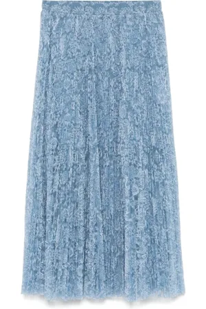 ERMANNO SCERVINO Dames, Rokken, Blauw, Maat: S