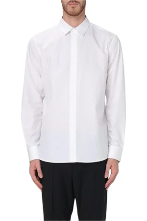 VALENTINO Heren, Overhemden, Wit, Maat: XL Katoen