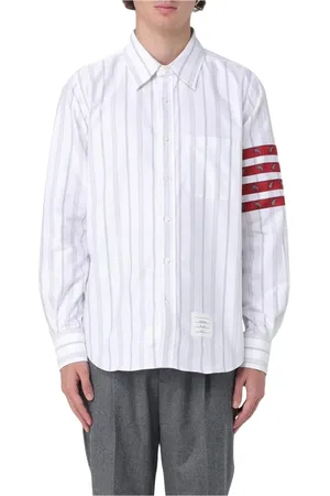 Thom Browne Heren, Overhemden, Veelkleurig, Maat: L Zijde