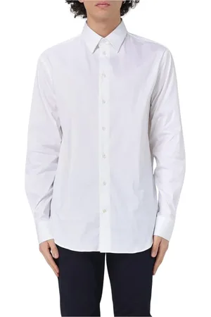 Emporio Armani Heren, Overhemden, Wit, Maat: L