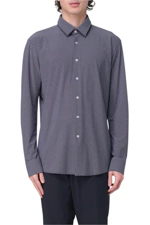 HUGO BOSS Heren, Overhemden, Blauw, Maat: M Leer