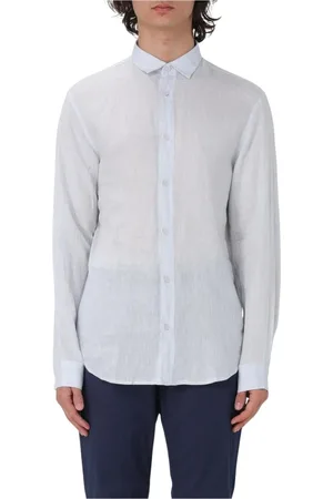 Armani Exchange Heren, Overhemden, Blauw, Maat: S