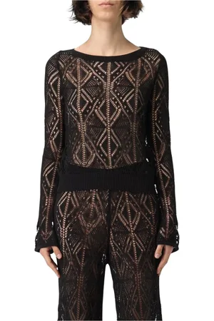Liu Jo Dames, Truien, Zwart, Maat: XS