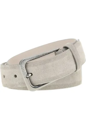 Brunello Cucinelli Dames, Accessoires, Grijs, Maat: XL Suède