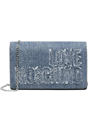 Moschino Dames, Tassen, Blauw, Maat: ONE Size Denim