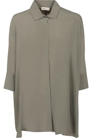 BLANCA Dames, Blouses & Shirts, Groen, Maat: S Zijde