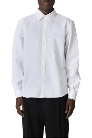Msgm Heren, Overhemden, Wit, Maat: XL Katoen