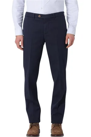 Brunello Cucinelli Heren, Broeken, Blauw, Maat: XL Katoen
