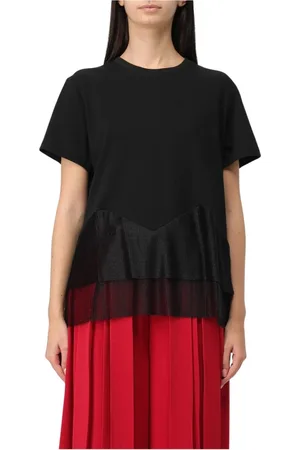 Twin-Set Dames, Tops, Zwart, Maat: XS Katoen